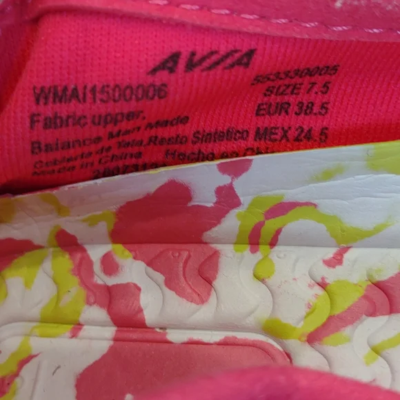 Avia Women's Coral Fabric Escape Lightweight Slip-On Walking Shoe Flats - Picture 12 of 14